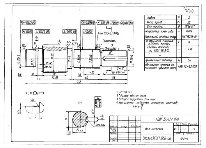 Курсовая Работа Сталь 45